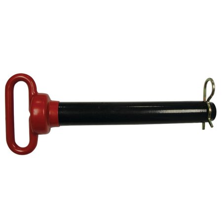 DB ELECTRICAL Red Handle Hitch Pin For 1-1/4" dia. 8-1/2" useable length. Grade 5.; 3013-1340